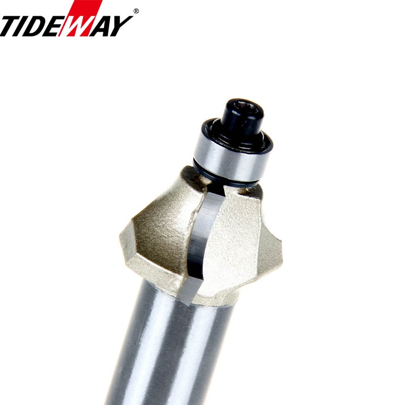 TideWay TideWay Round Over Edging Router Bit Woodworking Cutter 1/4 1/2 Inch Shank Carbide Router Bit For Wood MDF Plywood