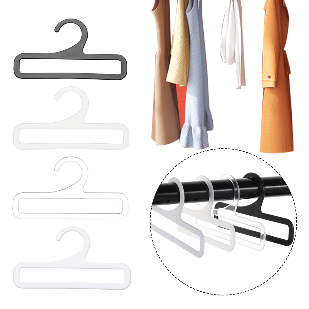 Mini cintre rectangulaire, en plastique épais, antidérapant, pour écharpe, culotte, chaussette, 14cm/17cm, 1 pièce