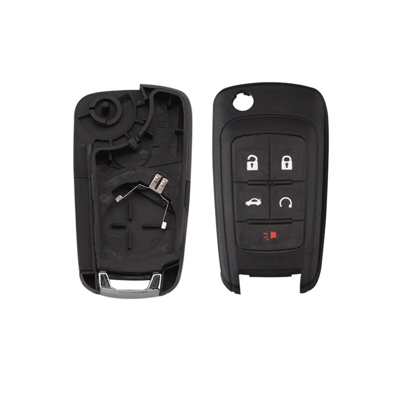 Auto Vervanging Folding Flip Remote Key Case Shell Voor Chevrolet Camaro Cruze Equinox Malibu Sonic Spark Volt Entry Fob