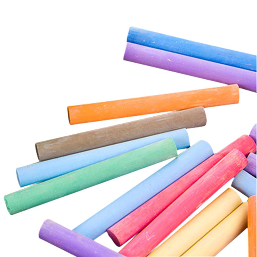 10 unids/lote tiza sin polvo pluma dibujo tizas para pizarra 10 colores papelería de oficina maestra de escuela suministros Accesorios