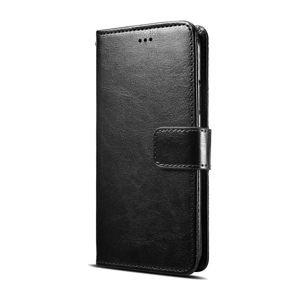 Wallet Case for Prestigio Wize Q3 Case Flip Leather Silicon Phone Bag Cases Cover On Prestigio Wize Q3 Psp3471duo Psp 3471 Duo: CX Black
