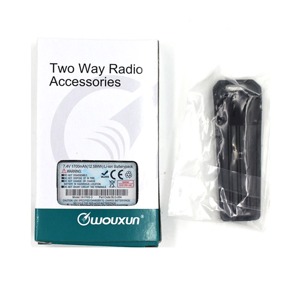 Oryginalny akumulator WOUXUN L-ion 1700mAh do KG-UVD1P KG-689 KG-669 KG-UV3D KG-UV6X DB-16X KG-UVA1X GU-16 KG-UV3X KG-UV6D KG-UV2D
