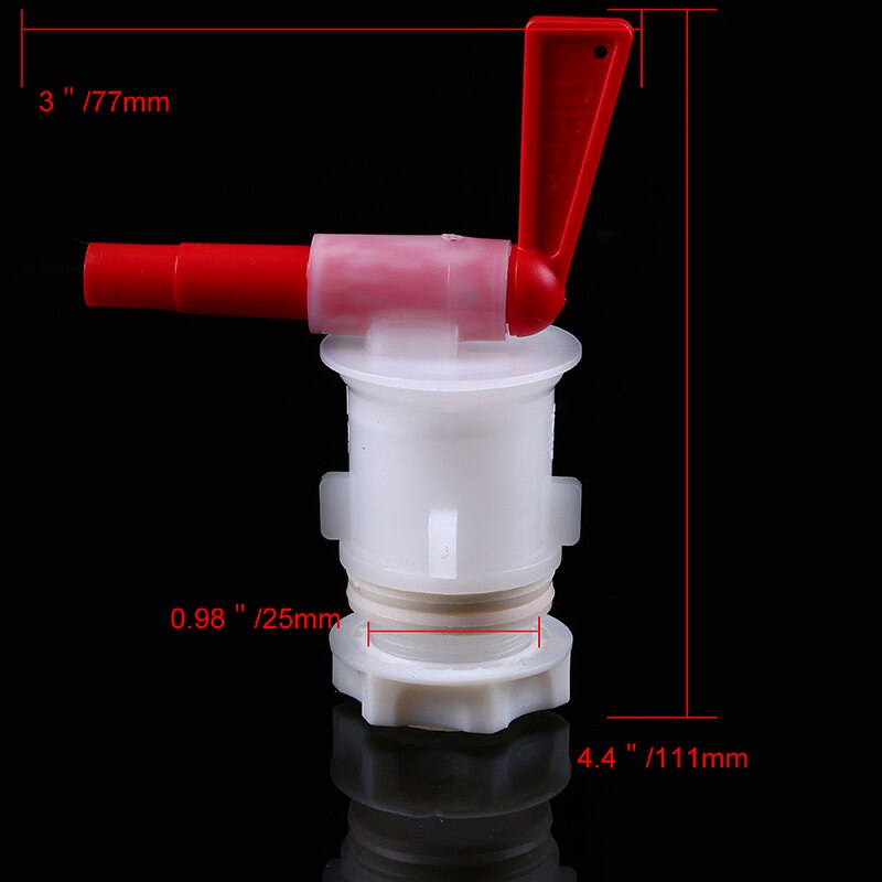 Grifo de plástico para fermentación de botellas, llave con válvula de espiga para cerveza casera, dispensador de cubo de fabricación de vino, herramienta de bar