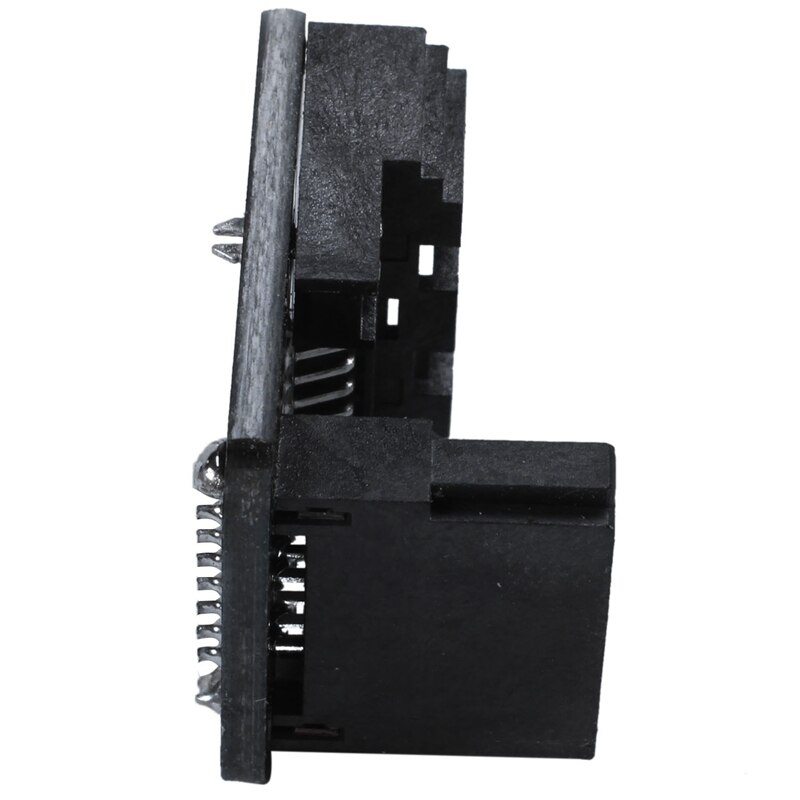 1Set Sata 7Pin Vrouwelijke Om 7Pin Mannelijke 90 Graden Hoek Adapter & 1x Atx 24 Pin Female Naar 24 pin Male Haakse Adapter