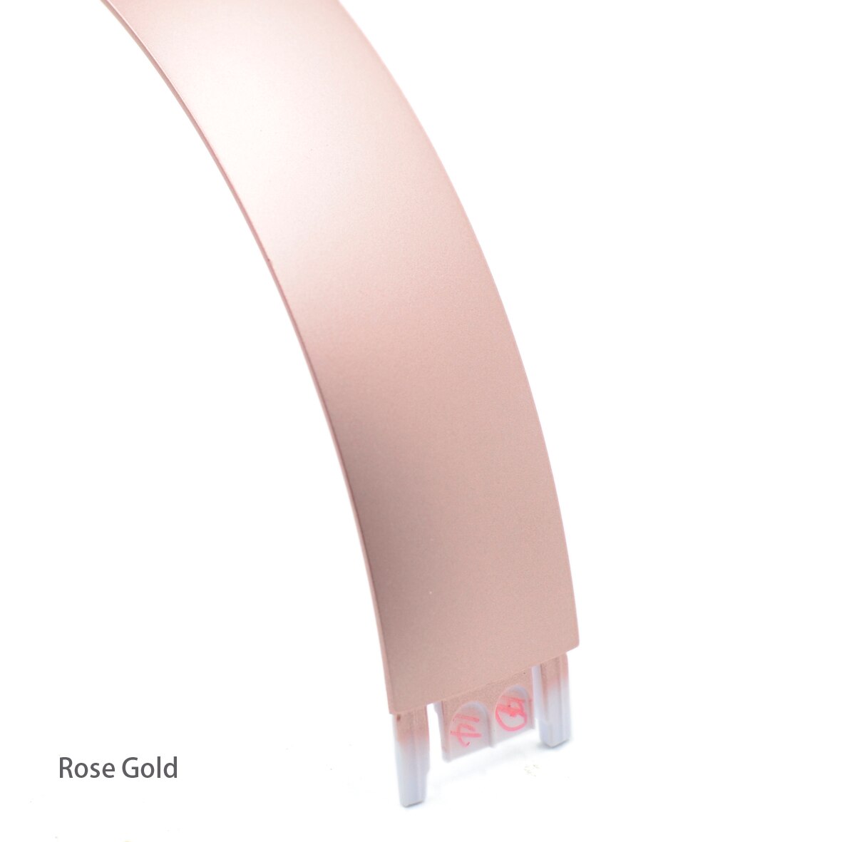 Defean 14 Color Replacement Headband Head Band plastic hoops For Beats solo3 solo 3.0 wired / solo3 wireless Headphone: Rose gold