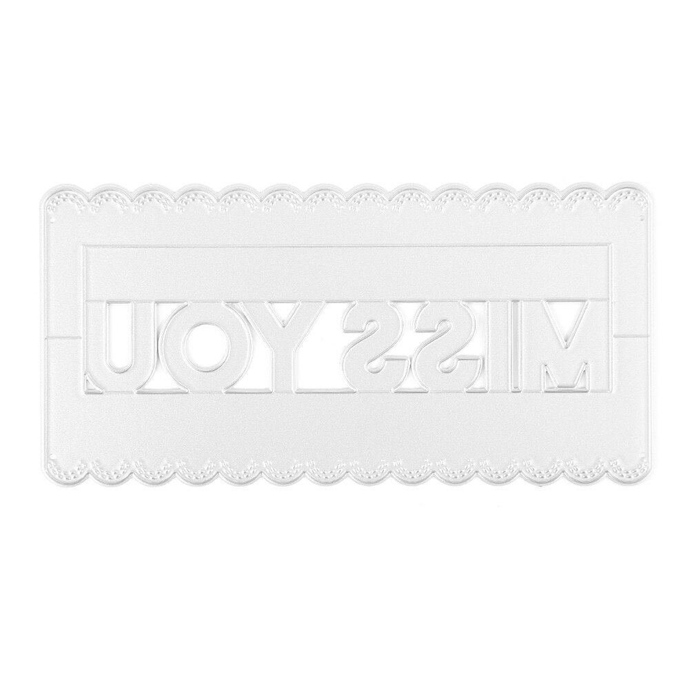 Alphabet Letters Decoration Paper Cutting Dies DIY Scrap Booking Photo Album Embossing Paper Cards: 	GG0311