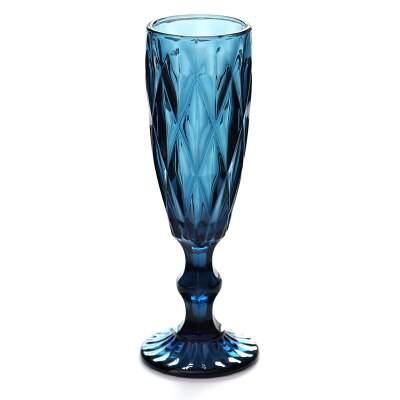 Farbige Gravur Glas Tasse Pint Glas Wein Champagner Flözehn Coupés Klassische Linderung Tasse Hohe Stehen Keine Blei: F