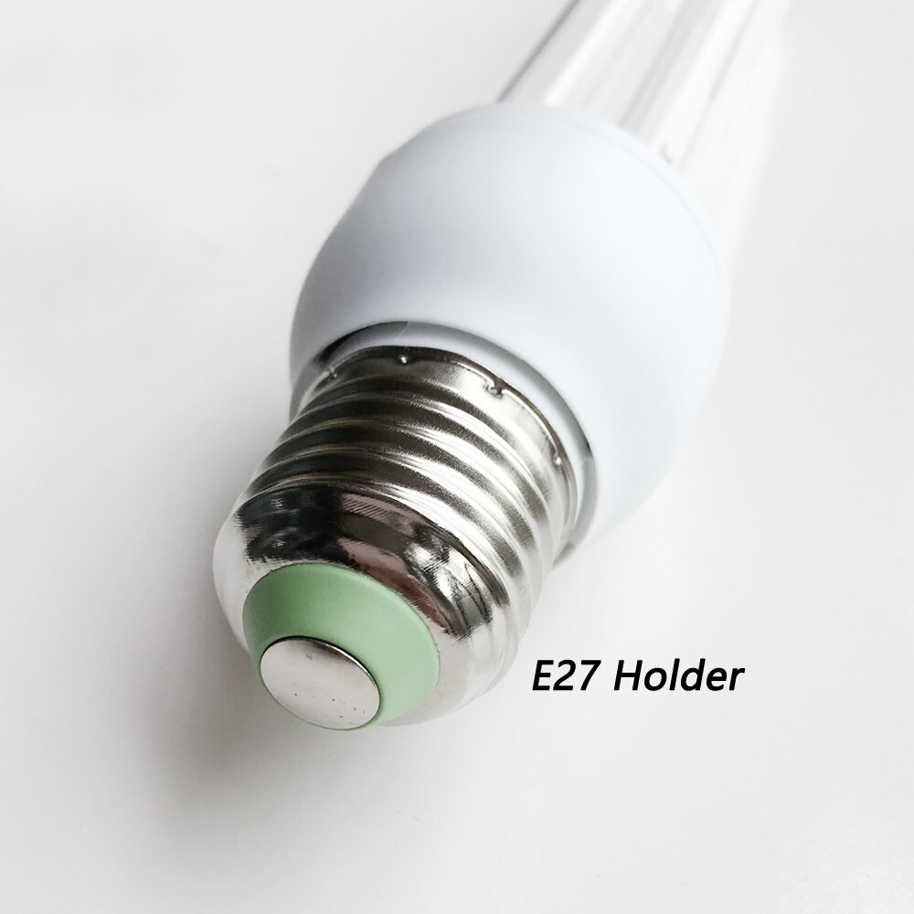 Ultraviolet led micro ozon desinfectielamp buislamp ultraviolette lampen + lamphouder us eu stekker 15w 20w e27 kwarts uv-licht