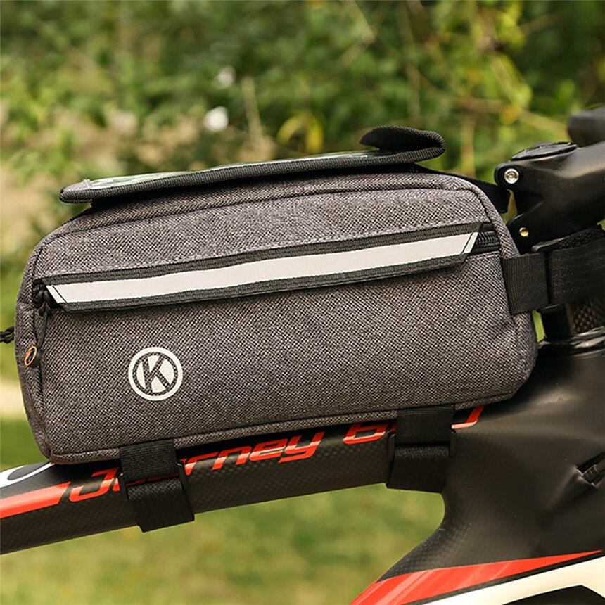 CARPRIE Motorfiets Fiets Frame Tas - 20x15x8cm - Waterdichte Pouch Houder - Fietsdragersysteem