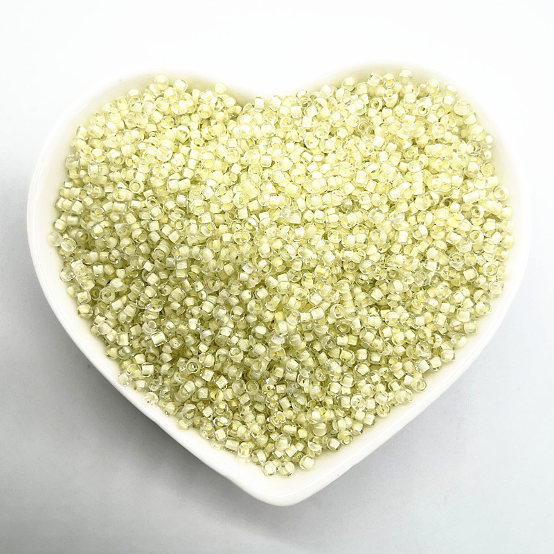 Colgante de corazón de 15g, 2mm, 3mm, 4mm, efecto de teñido, cuentas de semilla de cristal checo, cuentas de pulsera DIY para fabricación de joyas, accesorios: other / 4 mm