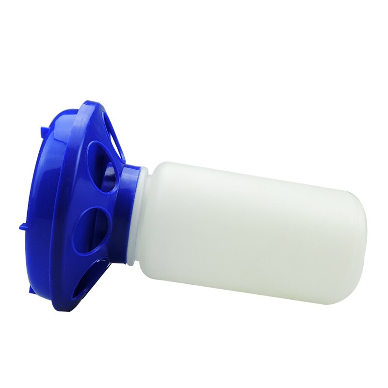 1 L Poultry Chicken Bird Feeder Fountain Bucket Chick Pigeon Feeding Bucket Farm Poultry Bird Durable Feeders Waterer: Blue