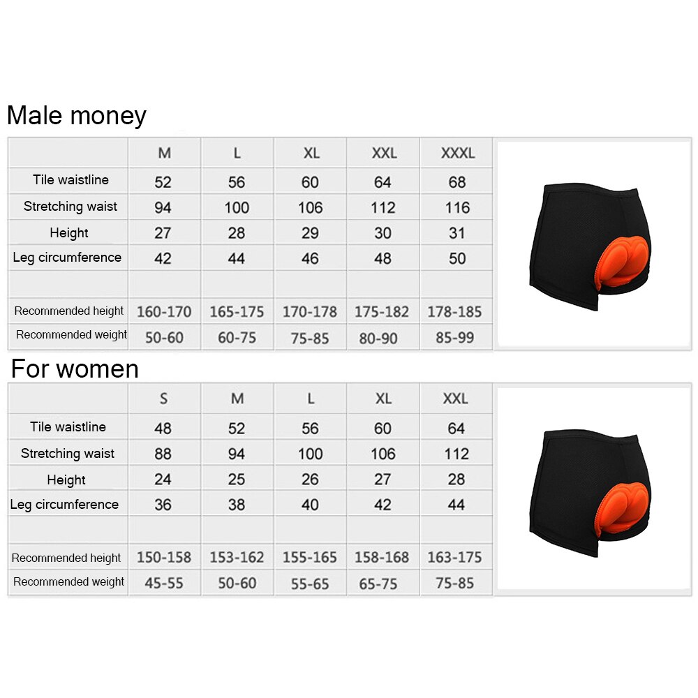 Fietsondergoed fiets mountainbike shorts gel 3d gevoerde fiets sportondergoed compressietights shorts fietsbroeken