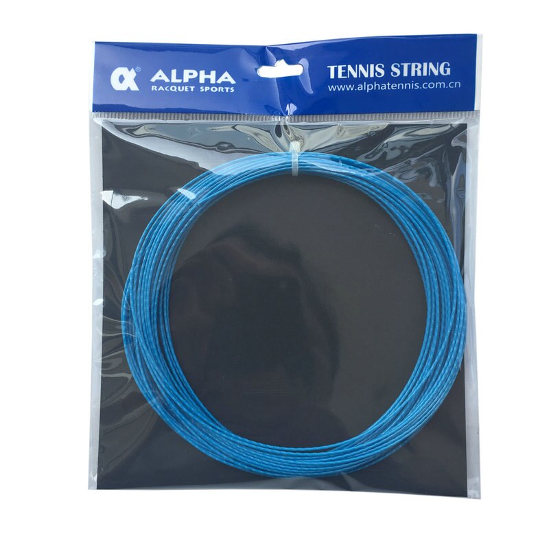 Alpha Tennis Schnur Bambus Polyester 1,25mm Tennis Maschine Sport Ausbildung dauerhaft Schnur 12m