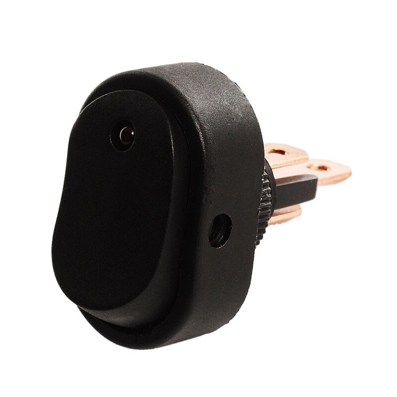 5Pcs Red LED Switch 30A Car 12V DC 30A Boat Auto LED Lamp Rocker SPST Toggle Switch VEQ16 P78 LED Illuminated Car LED Switch