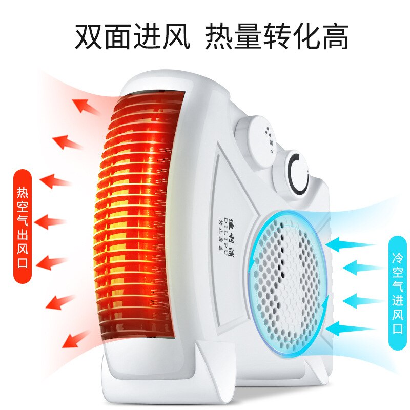 Elektrische Kachel Draagbare Huishoudelijke Kachel Kleine Ventilator Elektrische Voet Warmer Energiebesparende Tent Heater Mini Badkamer Warming