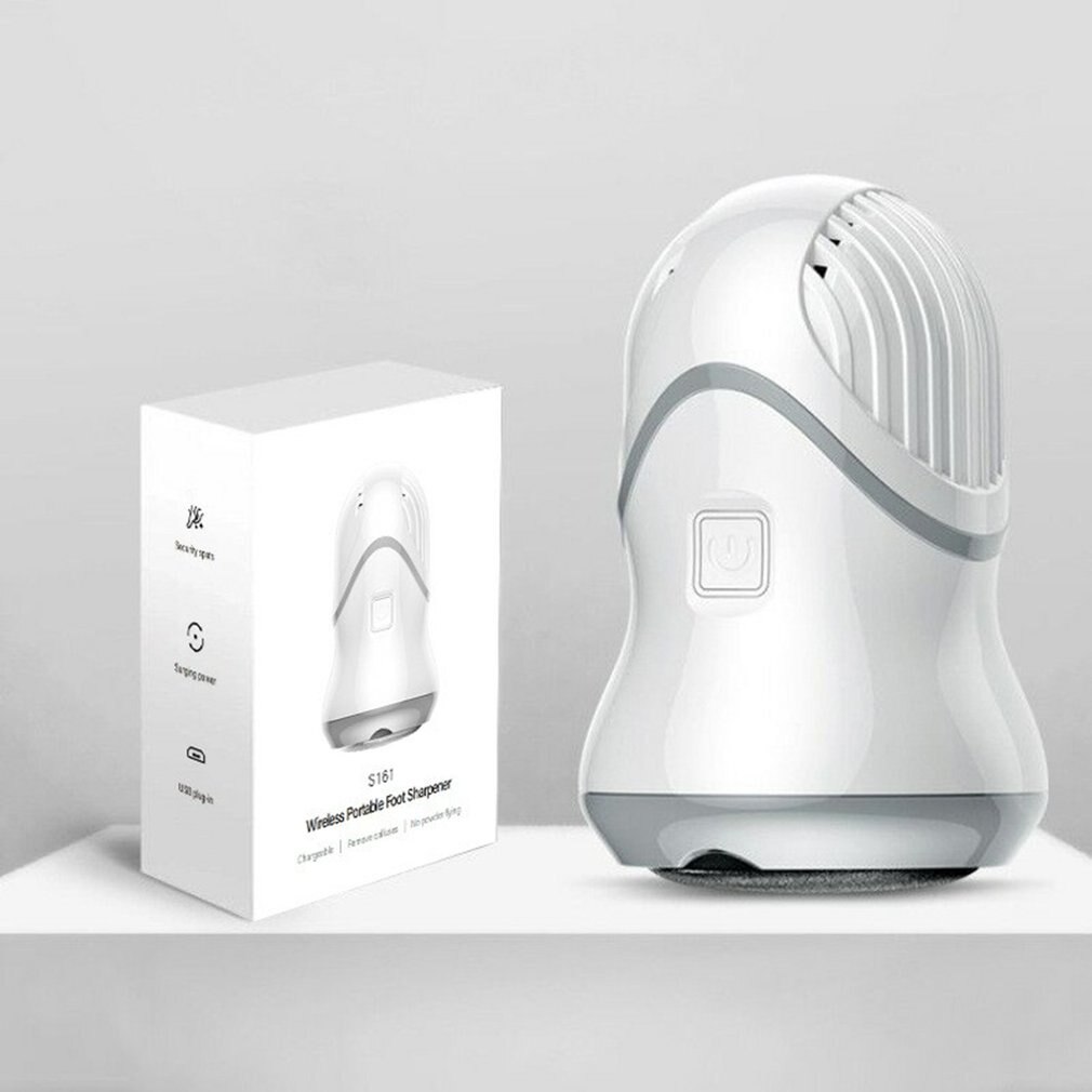 Grattoir à talons Rechargeable pour les pieds, dissolvant électrique de callosités, peau morte, 2 vitesses, 3 têtes de ponçage