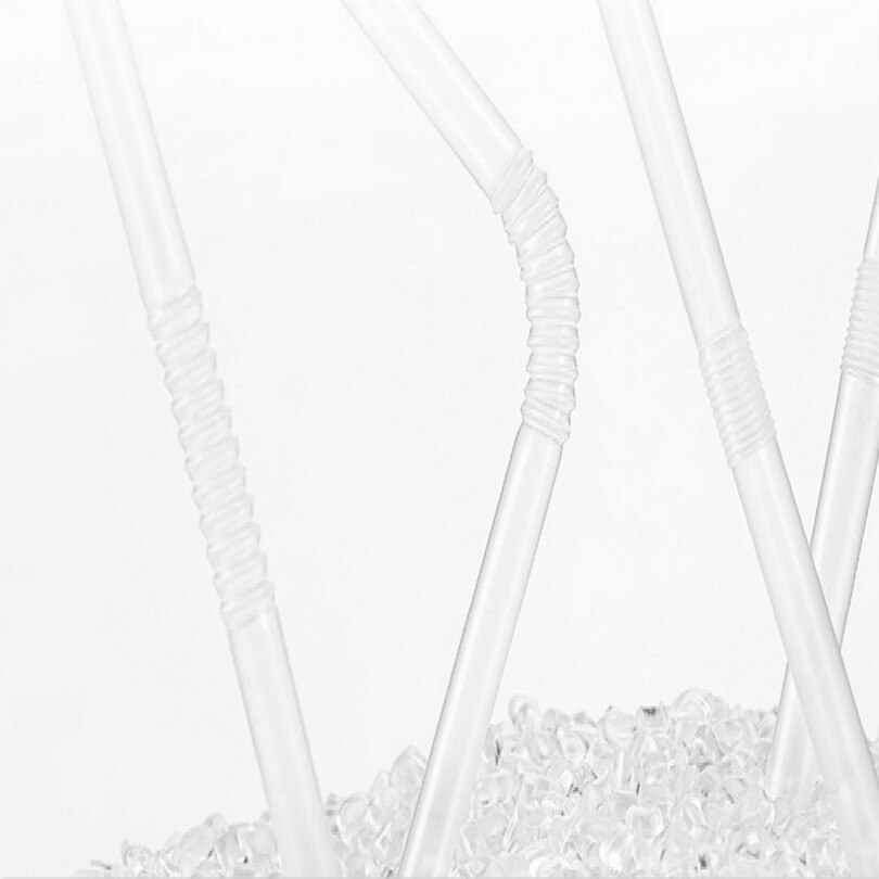 collapsible straw L 205MM D 5MM transparent flexible Disposable straws 300pcs/lot