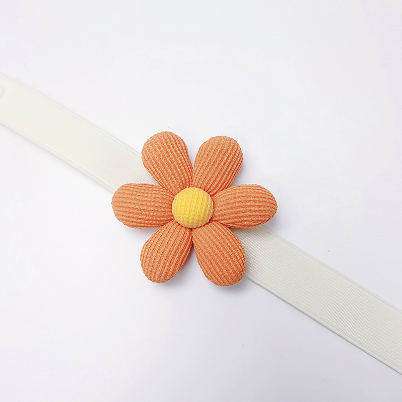 Blumen vorhang Riemen japanischen Stil gewebten Vorhang Kordel zug Seil Karikatur Blumen vorhang Schnalle Blume Quaste Vorhang Raff Halfter: Licht Gelb