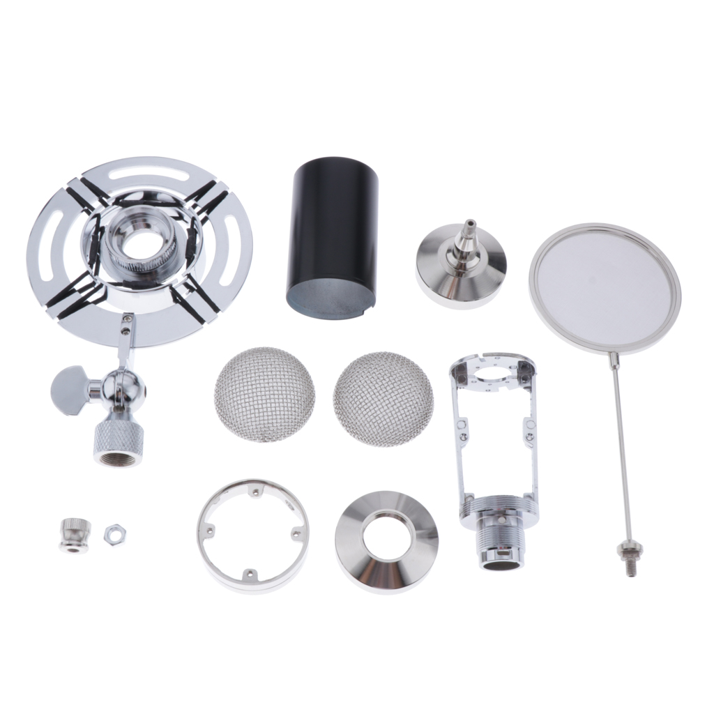 Microphone Capsule Accessories, 507 Condenser Microphone DIY Kit, Incl. Housing And Mounting Accessories