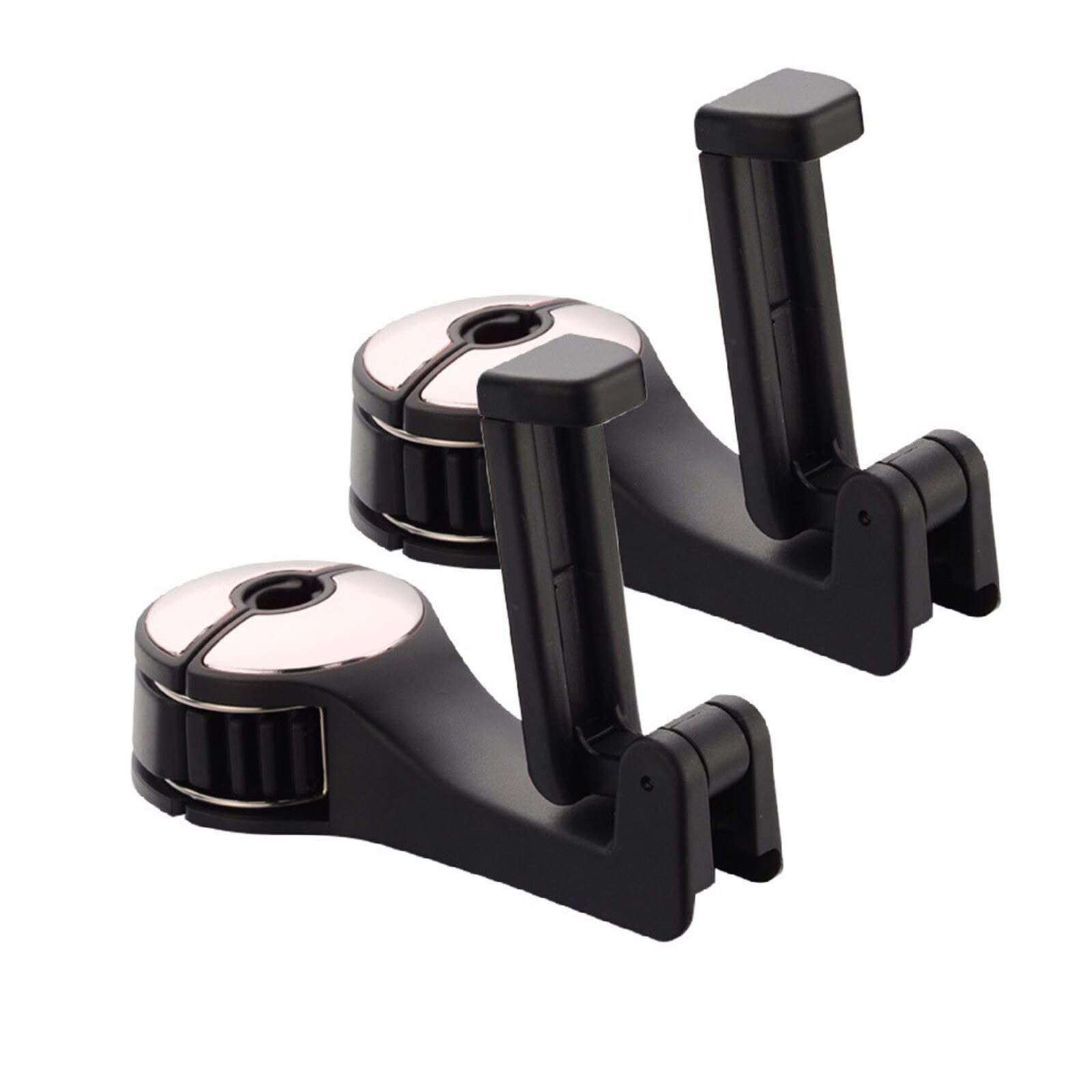 Auto Haken Auto Back Seat Haken Met Telefoon Houder Universele Voertuig Auto Hoofdsteun Haken Haak Met Slot En Telefoon Boodschappen