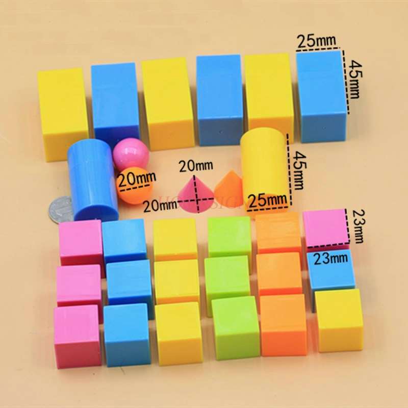 Material didáctico de matemáticas para escuela primaria, material didáctico de matemáticas, grado 1, geometría, gráficos tridimensionales