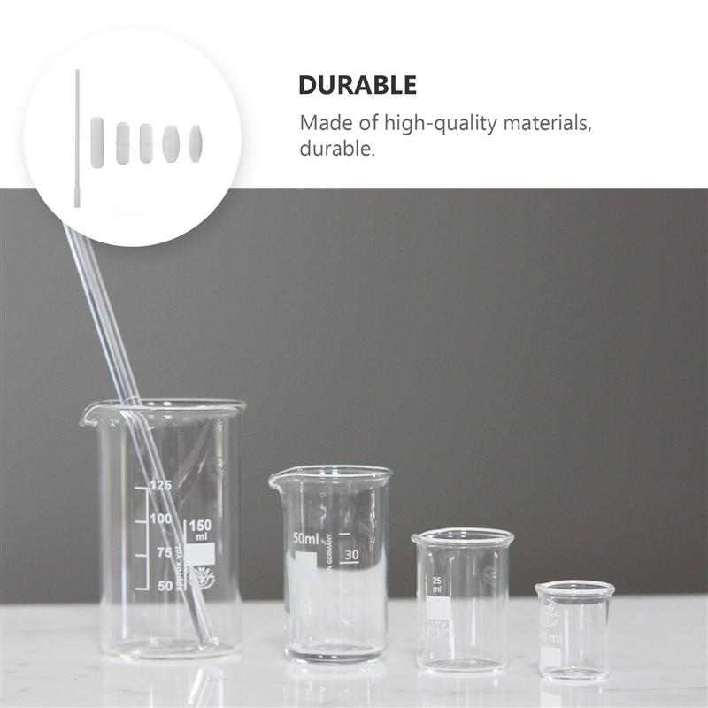 1 Set Magnetic Stirrers Kit Mixer Bars Stirring Bars Spin Bars