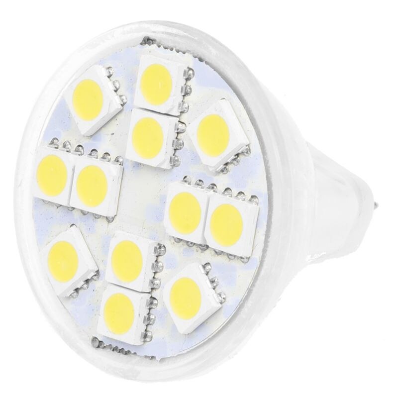 2W MR11 GU4 120-144LM Led Lamp 12 5050 Smd Witte Lamp