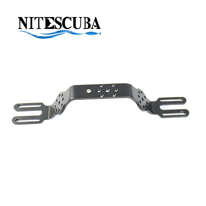 Nitescuba-soporte de Carcasa para cámara de buceo, bandeja de mango, soporte de agarre, barra transversal de elevación para fotografía subacuática Nauticam: black handle