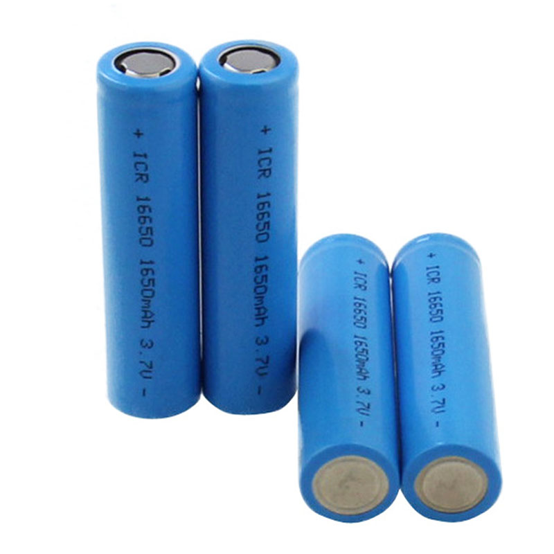 2-10PCS 1650mAh 3.7V 16650 Lithium ion Rechargeable Battery ICR16650 li-ion cell baterias for led flashlight digital device