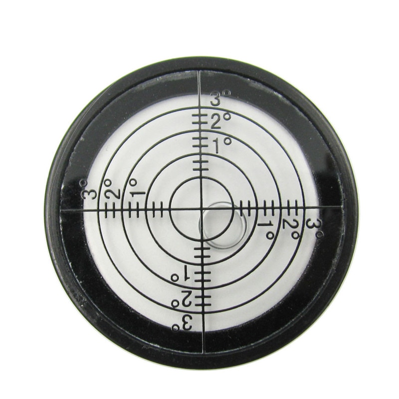 Haccury ronde universele waterpas met bubbels, waterpas met luidspreker, groen/wit, 40 x 10mm