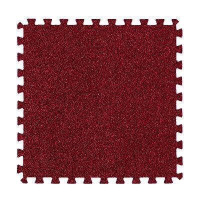 Tapete de camurça para crianças, tapete infantil de camurça com espuma eva interlock alfombra infantil de 30x30cm: MAT G9
