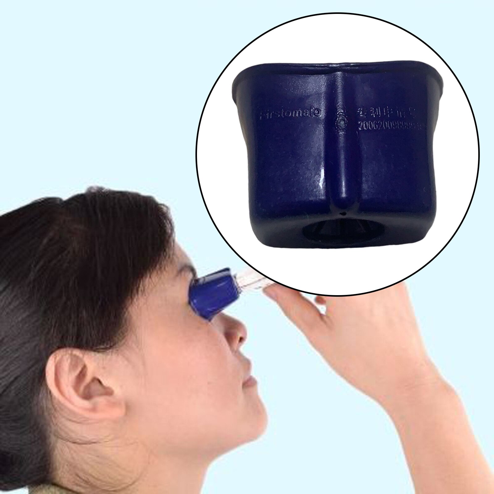 Guide de gouttes pour les yeux, lavable à la main, pratique, Portable, tasse de lavage, aide à l'applicateur pour la plupart des bouteilles de gouttes pour les yeux, tous âges, pour adultes