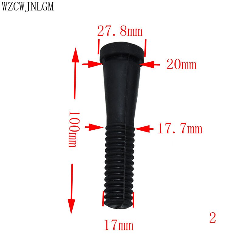 Recogedor de aves de corral, máquina para quitar el pelo de los dedos, Pegamento de 20mm, desplume resistente para pollos, patos, gansos, suministros, 20 Uds.: 20X100mm