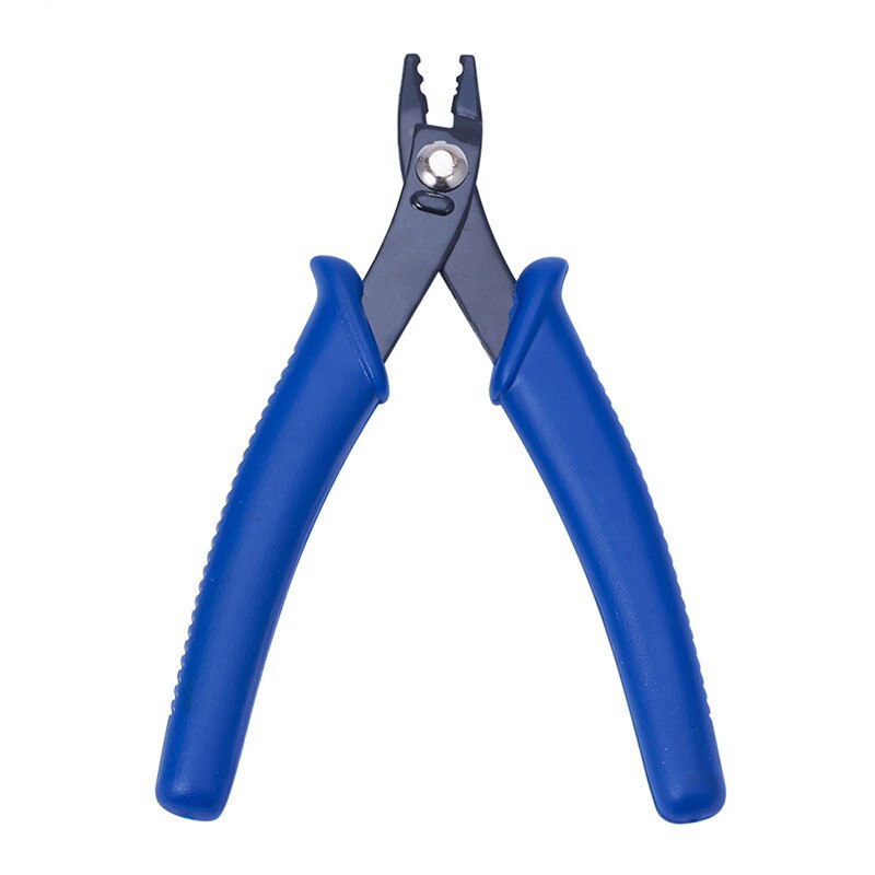 pandahall Steel Jewelry Tools Beading Crimper Pliers Split Ring Opener Plier DIY Equipment RoyalBlue