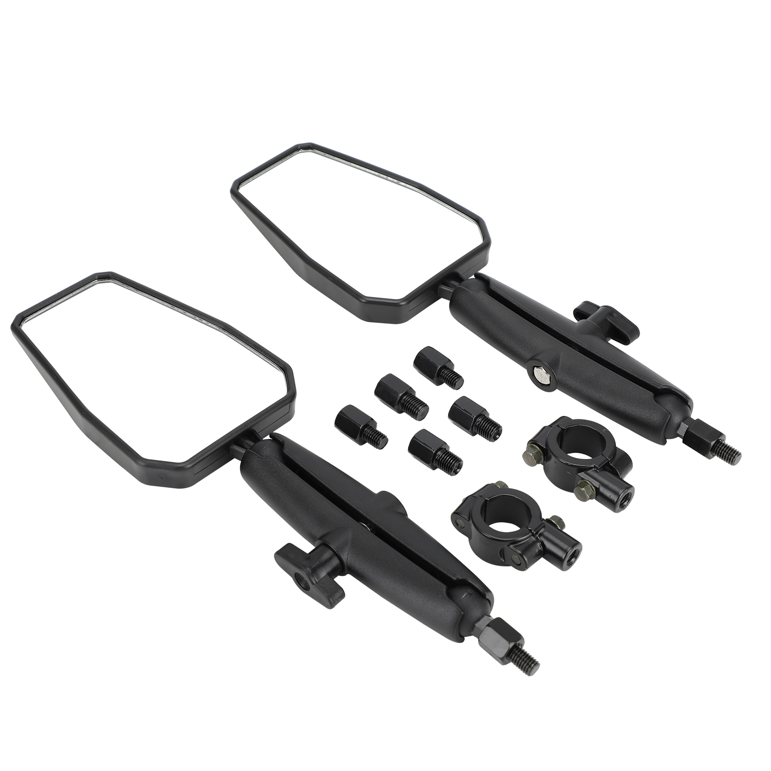 Espelho retrovisor para motocicleta, espelho lateral para ktm adv honda kawasaki versys klr650 benelli trk rally universal: YELLOW