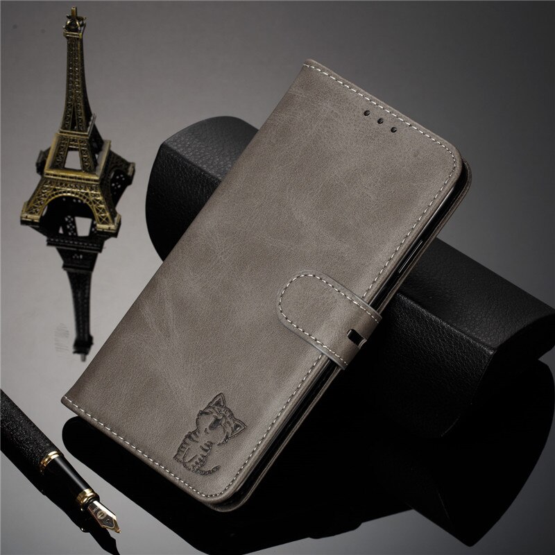 Xiaomi Redmi 7A Fall auf für Fundas Xiaomi Redmi 7 fall Redmi Hinweis 7 Pro abdeckung 3D Relief Katze Brieftasche flip Leder Telefon Fall Coque: Redmi  7 / 2