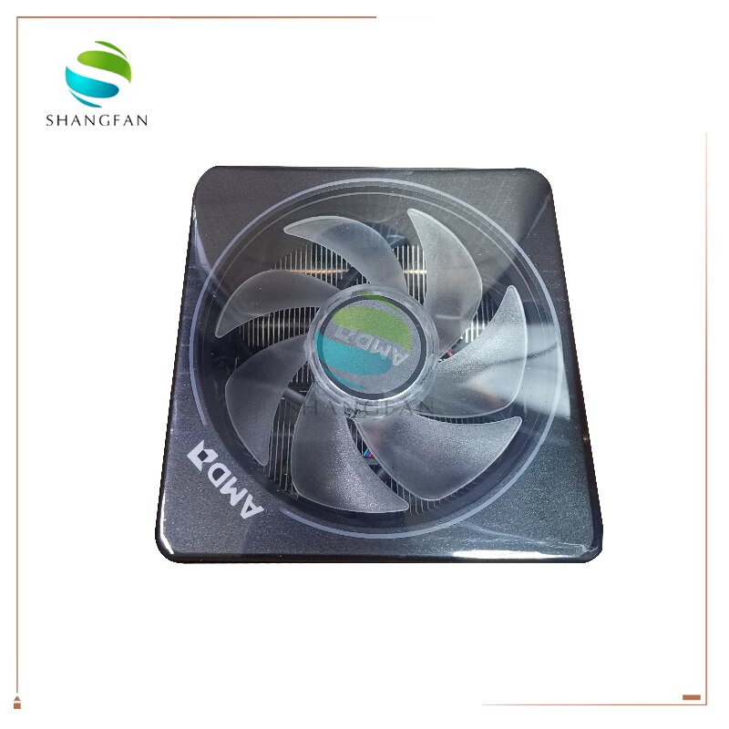 Original For AMD Computer CPU Cooler 12V 0.32A Double Ball Bearing 1500-3800 RPM Copper AVC Cooler Cooling fan