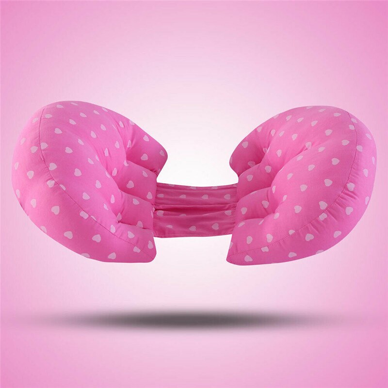 Pregnancy Pillow Cushion Best Support for Belly Back Leg Hip Double Semicircle Pillow Waist Support Women Sleeping Pillows