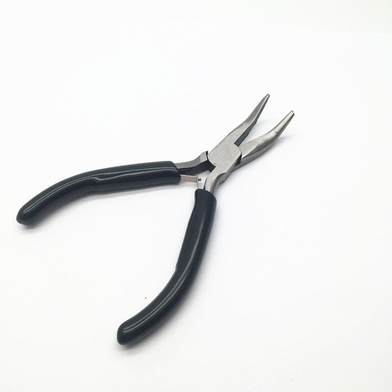 Biżuteria szczypce, narzędzia i sprzęt zestaw długa igła okrągły nos krajalnica szczypce do tworzenia biżuterii akcesoria do rękodzieła HK043: FIOLETOWY