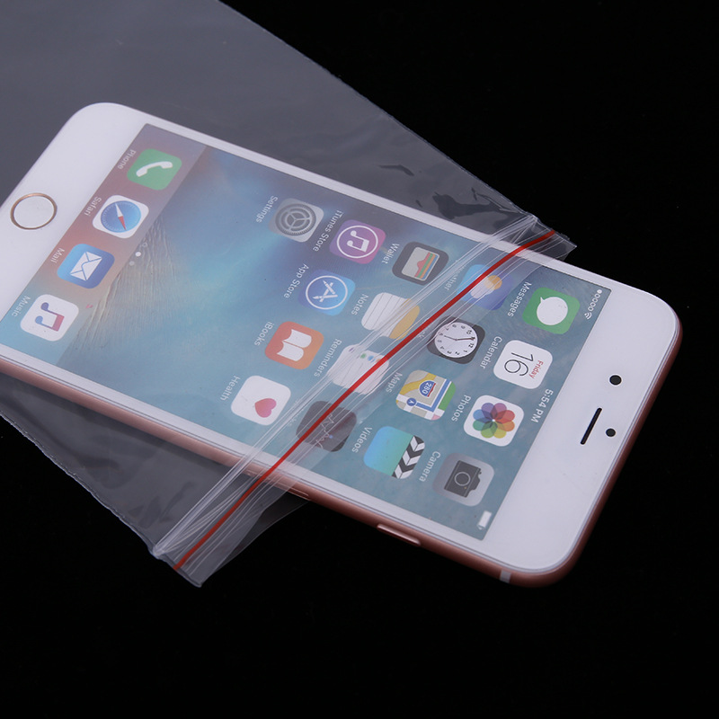 100 Pcs Hersluitbare Zip Lock Tassen Zelf Seal Clear Plastic Poly Ziplock Bag Food Storage Pakket Hersluitbare Vacuüm Verse Zak