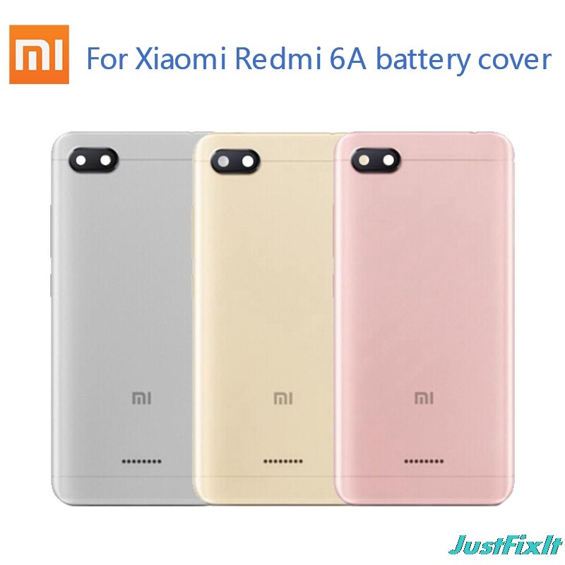 Funda trasera para Xiaomi Redmi 6A carcasa trasera de repuesto, Original, para Redmi 6A