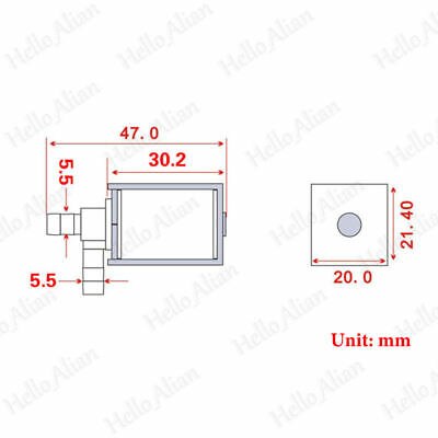 Micro Mini électrovanne DC 6V 12V 24V normalement fermé, vanne N/C contrôle de l&#39;eau, électrovanne d&#39;arrosage