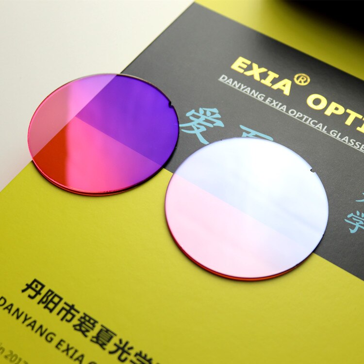 Flash Mirror Sunglasses Lenses Flat Round 75mm Silver Lenses EXIA OPTICAL A71 Series