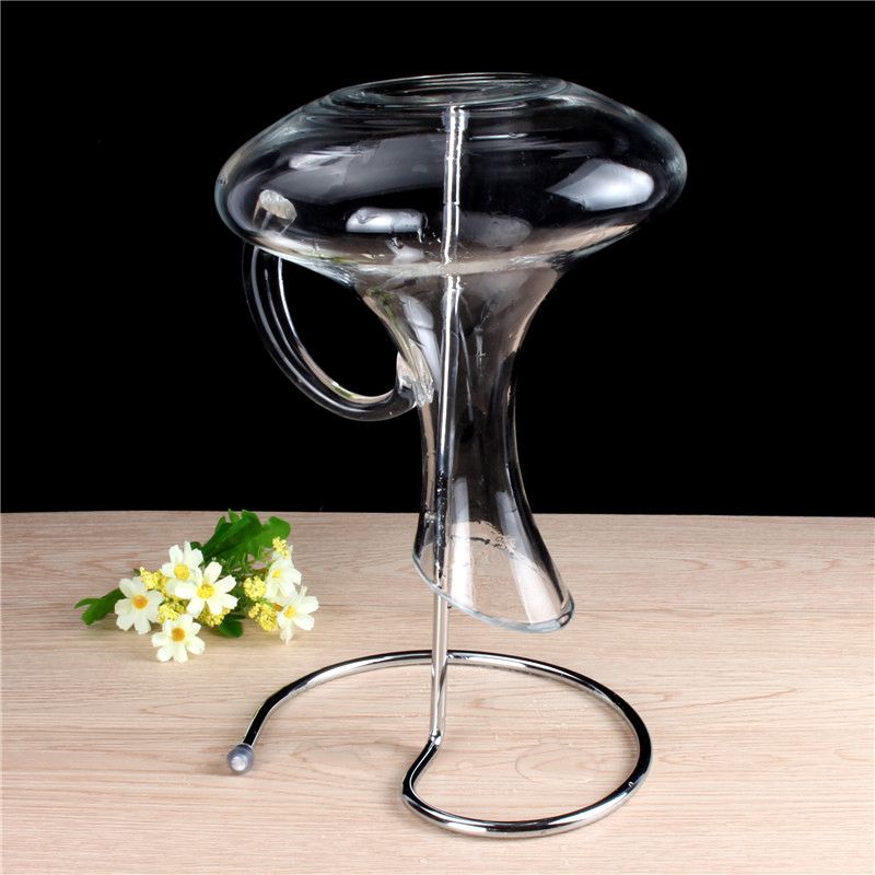 1500Ml Luxe Kristal Glas Wijn Decanter Brandy Schenker Jug Champagne Container Water Fles Drinken Glazen Decor