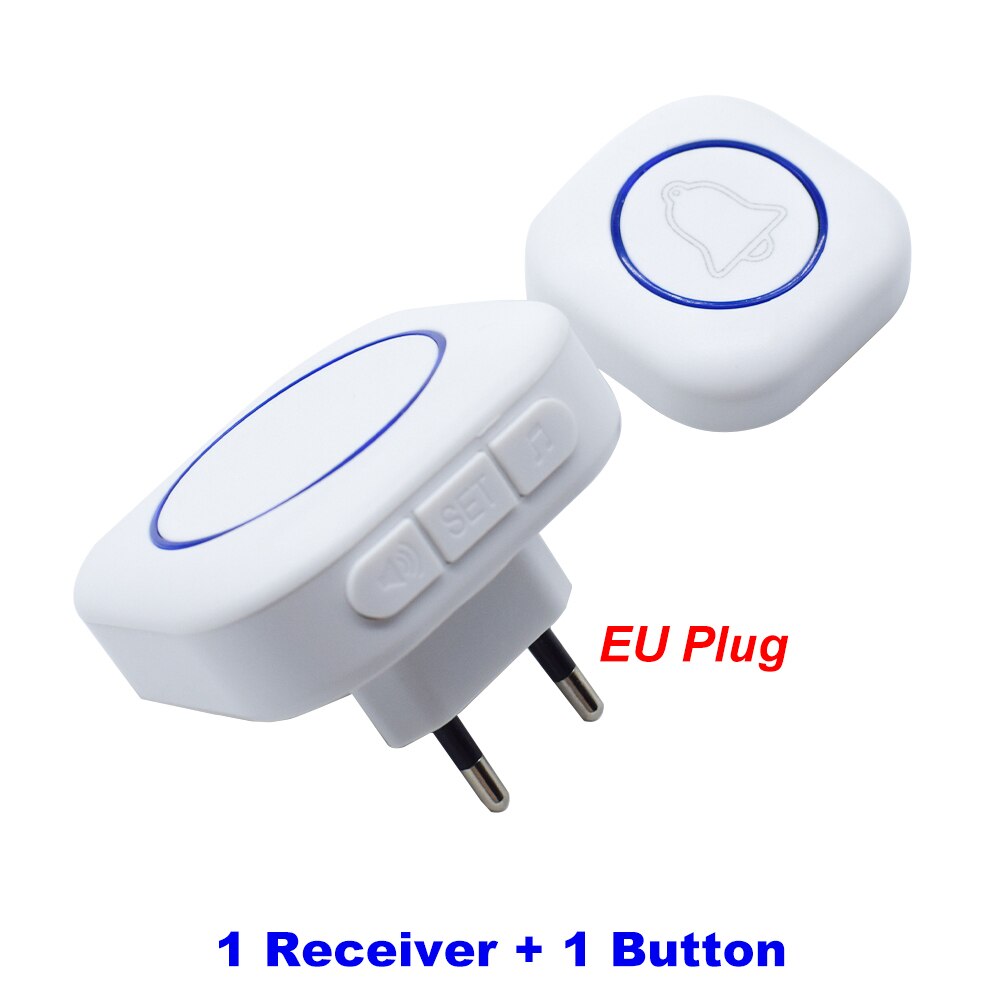 Draadloze Deurbel Smart Ring Loud Chime Pager Welk... – Grandado