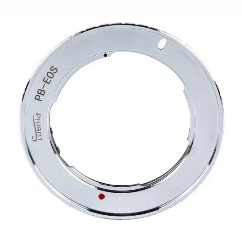 Anillo adaptador de montaje PB-EOS de aluminio anodizado cromado para lente de montura Praktica PB a cámara de montura Canon EOS EF 5D,6D,7D, etc.