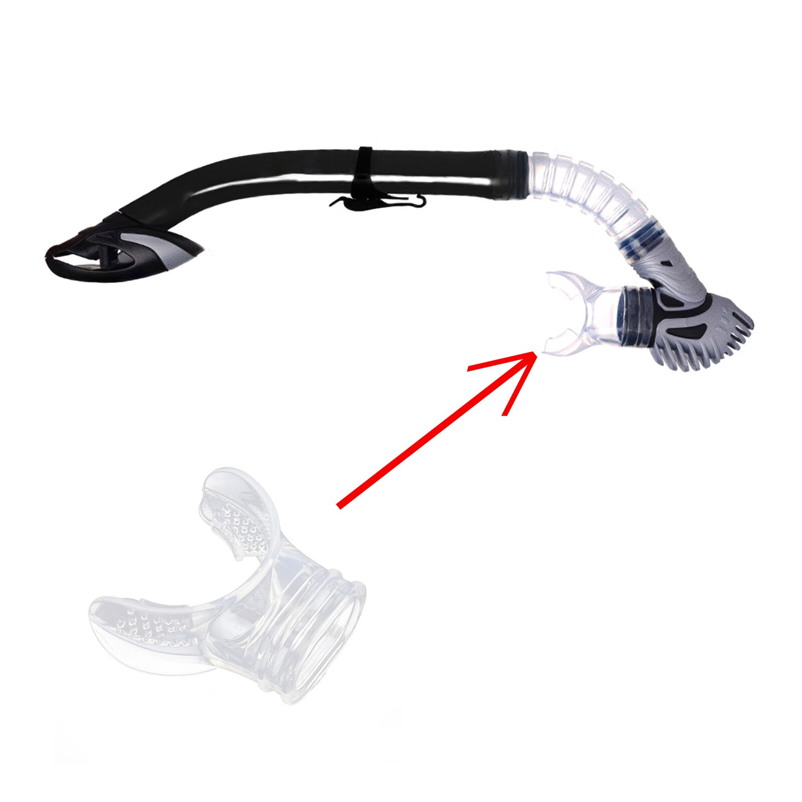 Mondstuk Regulator Snorkel Duiken Mondstuk Niet-toxische Anti-Allergie Veiligheid Siliconen Duik Mondstuk Scuba Snorkel Regulator