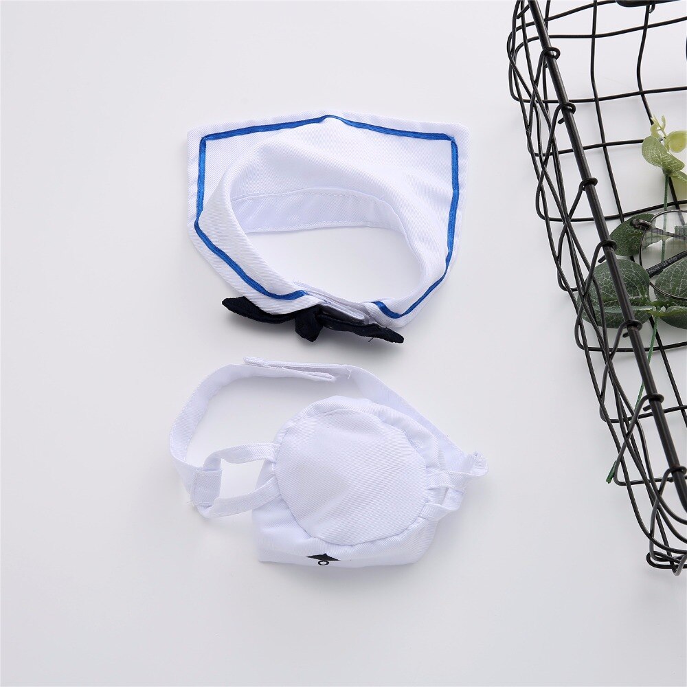 Pienet kissat hattu puku cosplay koirat kissanpentu hauskoja asusteita koiranpentu hattu asusteet merimies asu vetement chat