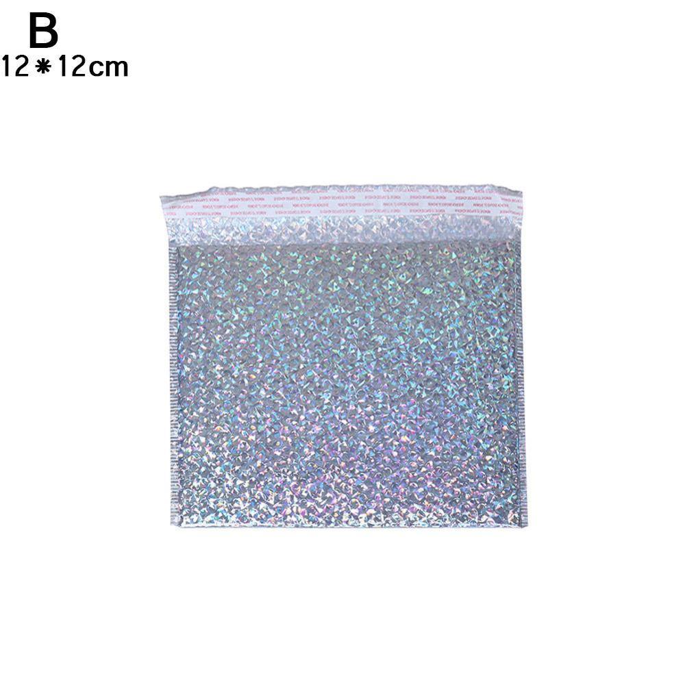 Bubble bag Silver Envelope Foam Foil Bag Packaging Waterproof Envelopes Mailer Anti-Vibration Bag Mailing U9U4: B