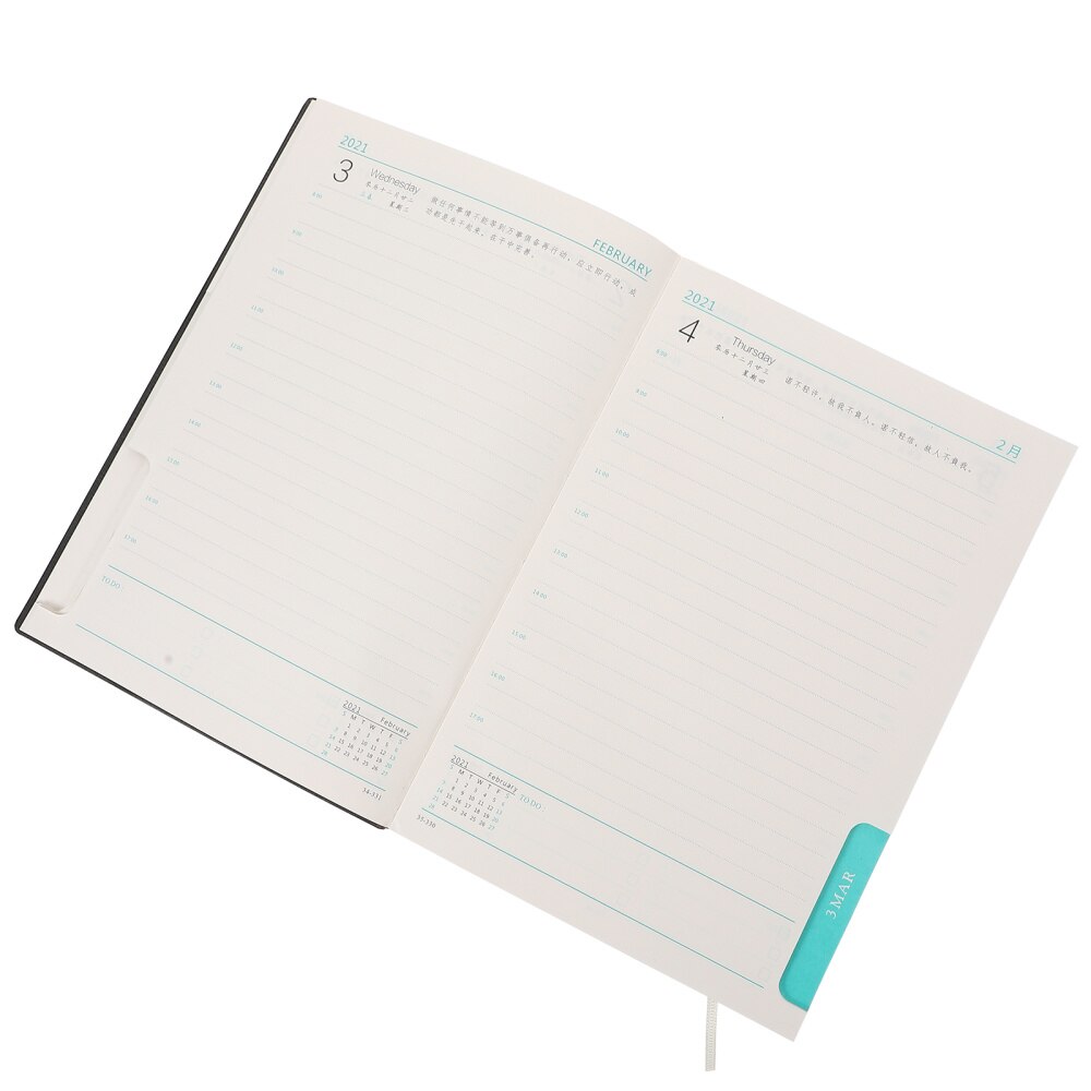 1pc Daily Writing Notebook Schedule Notepad Efficiency Notepad Planning Handbook